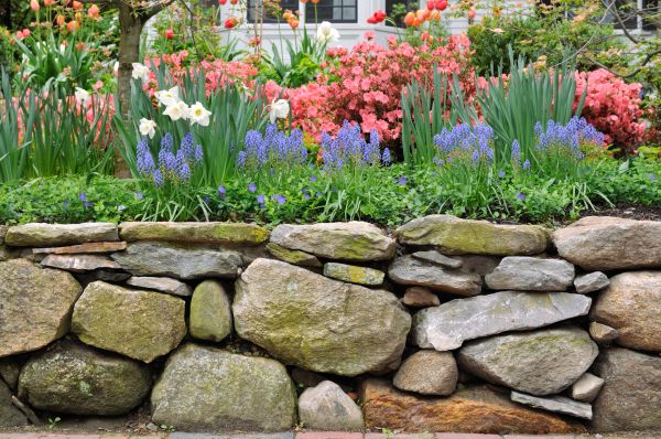 Stone Wall Hardscaping in Mankato