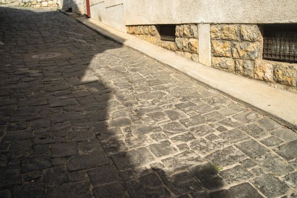 Stone Sidewalk Repair in Mankato