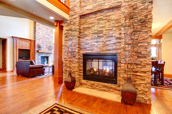 Stone Hearth Installation in Mankato