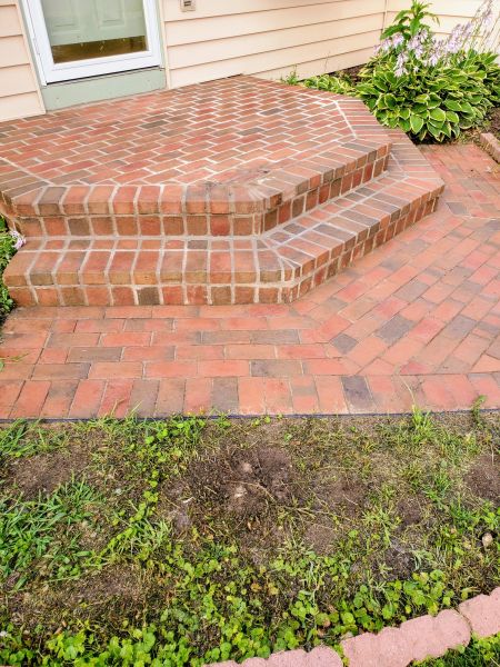 Brick Stoop Repair in Mankato