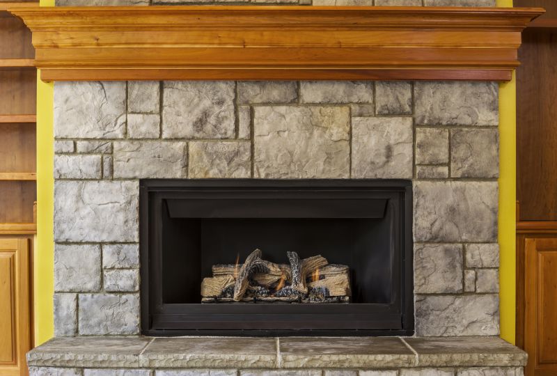 Stone Fireplace Installation